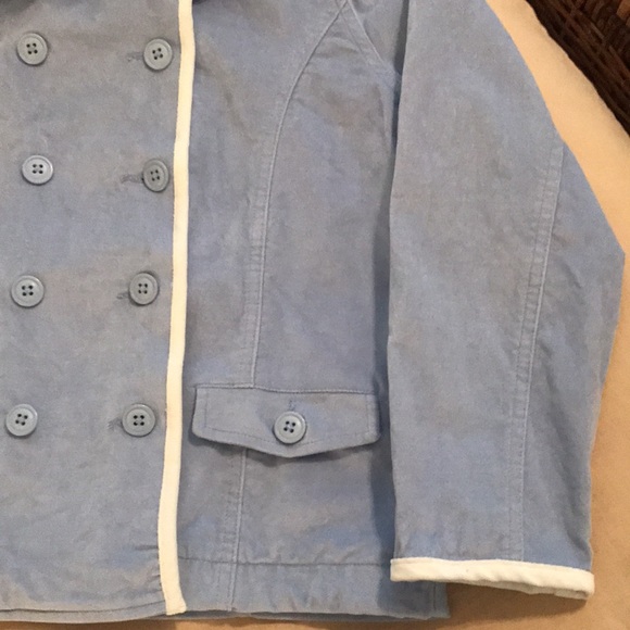 Girls Hartstrings Light Blue Coat - Picture 5 of 11